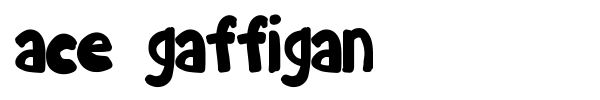 Шрифт Ace Gaffigan