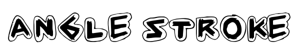 Шрифт Angle Stroke