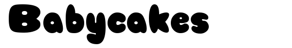 Шрифт Babycakes