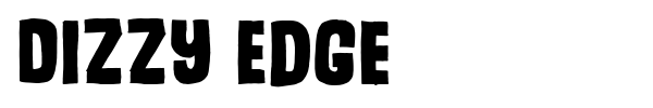 Dizzy Edge font preview