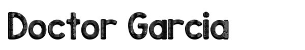 Шрифт Doctor Garcia