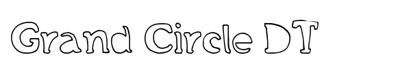 Шрифт Grand Circle DT