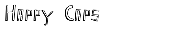 Шрифт Happy Caps