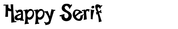 Шрифт Happy Serif