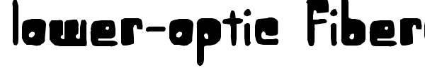 Шрифт Lower-Optic Fibercase