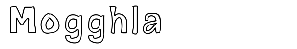 Mogghla font preview