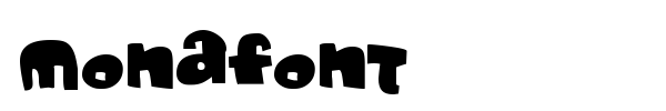 Monafont font preview