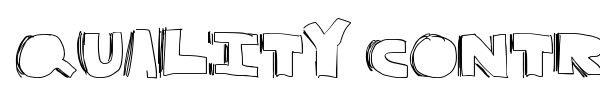 Шрифт Quality Control