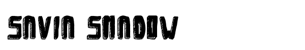 Шрифт Savia Shadow