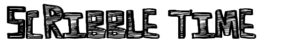 Scribble Time font preview