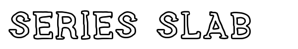 Шрифт Series Slab