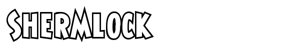 Шрифт Shermlock
