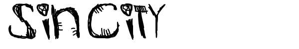 Шрифт Sin City