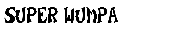 Шрифт Super Wumpa
