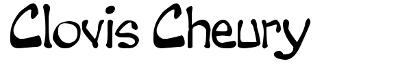 Шрифт Clovis Cheury