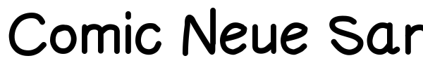 Шрифт Comic Neue Sans ID