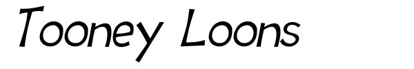 Шрифт Tooney Loons