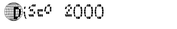 Шрифт Disco 2000