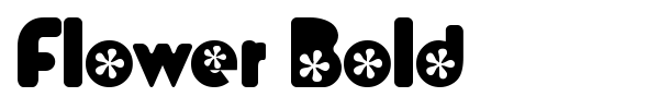 Шрифт Flower Bold