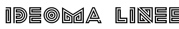 Шрифт Ideoma Liner