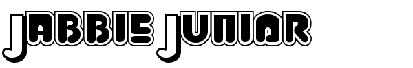 Шрифт Jabbie Junior