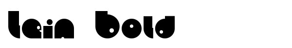 Lein Bold font preview