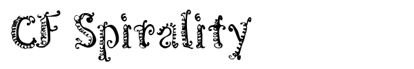 Шрифт CF Spirality