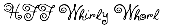 Шрифт HFF Whirly Whorl