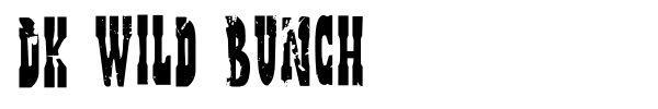 Шрифт DK Wild Bunch