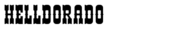 Шрифт Helldorado