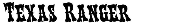 Шрифт Texas Ranger