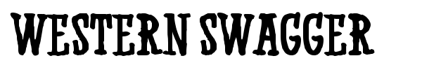 Western Swagger font preview