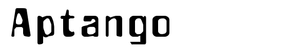 Шрифт Aptango