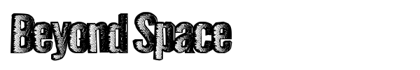 Beyond Space font preview