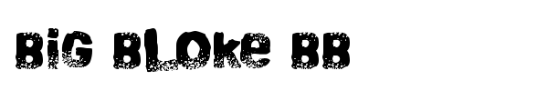 Шрифт Big Bloke BB