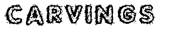 Шрифт Carvings