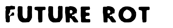 Future Rot font preview