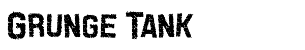 Шрифт Grunge Tank