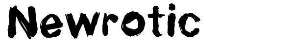 Шрифт Newrotic