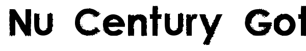 Шрифт Nu Century Gothic