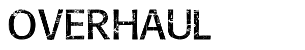 Шрифт Overhaul