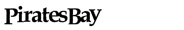 Шрифт PiratesBay