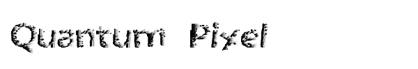 Quantum Pixel font preview