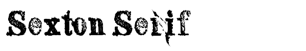 Шрифт Sexton Serif
