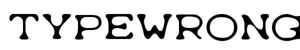 Шрифт Typewrong
