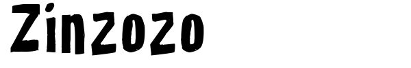Zinzozo font preview