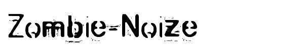 Шрифт Zombie-Noize