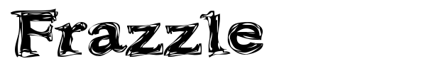 Шрифт Frazzle