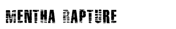 Шрифт Mentha Rapture