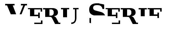 Шрифт Veru Serif